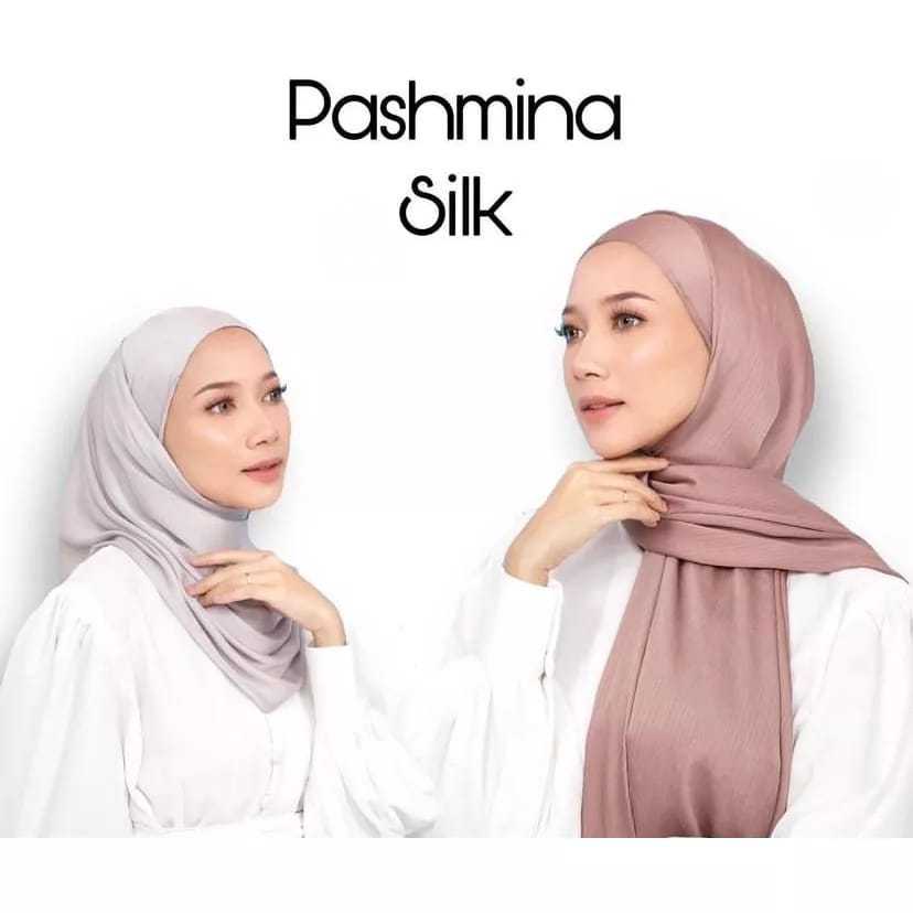 Jual PASHMINA SILK TEXTURED CRINKLE SUPER ADEM HIJAB PASHMINA