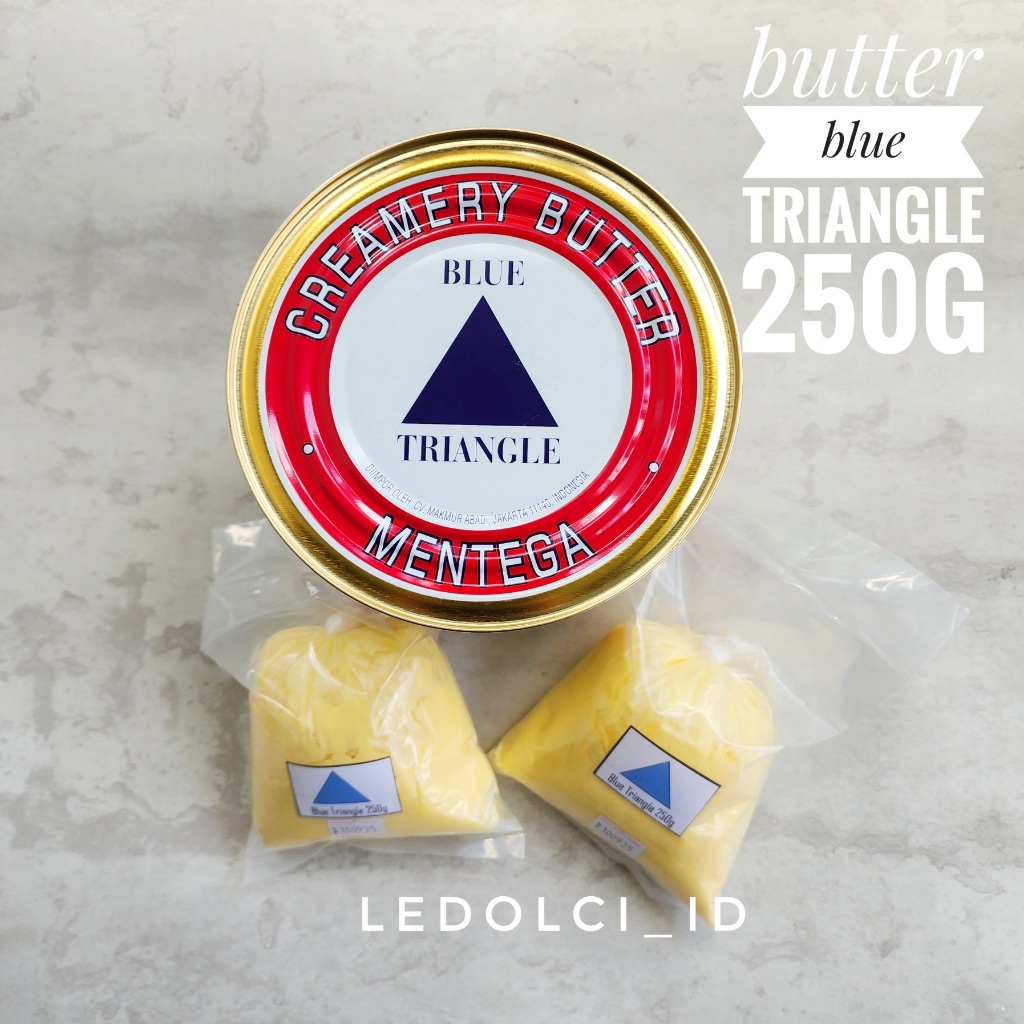 Jual BUTTER SEGITIGA MENTEGA SEGITIGA BUTTER BLUE TRIANGLE PLASTIK 250G ...