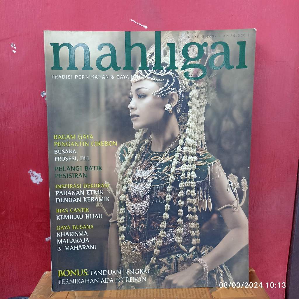 Jual Majalah Perkawinan Mahligai Busana Kecantikan Tradisional Shopee Indonesia 7451