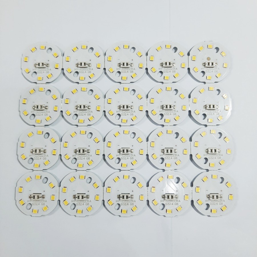 Jual PCB LED DC PREMIUM 8W 9V DIAMETER 32MM BERKUALITAS SUDAH PAKAI ...