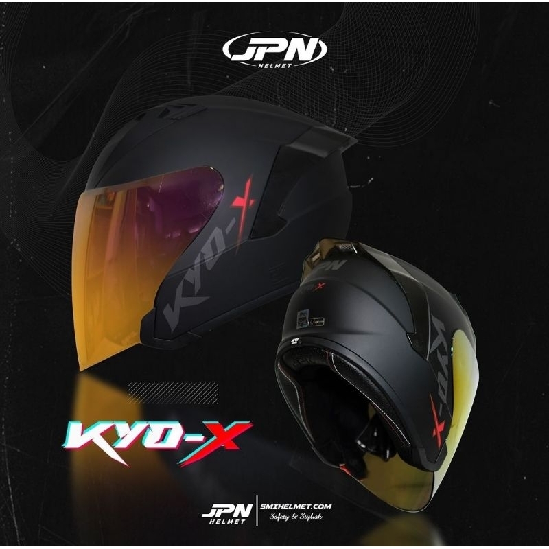 Jual Helm JPN halface KyoX | Shopee Indonesia