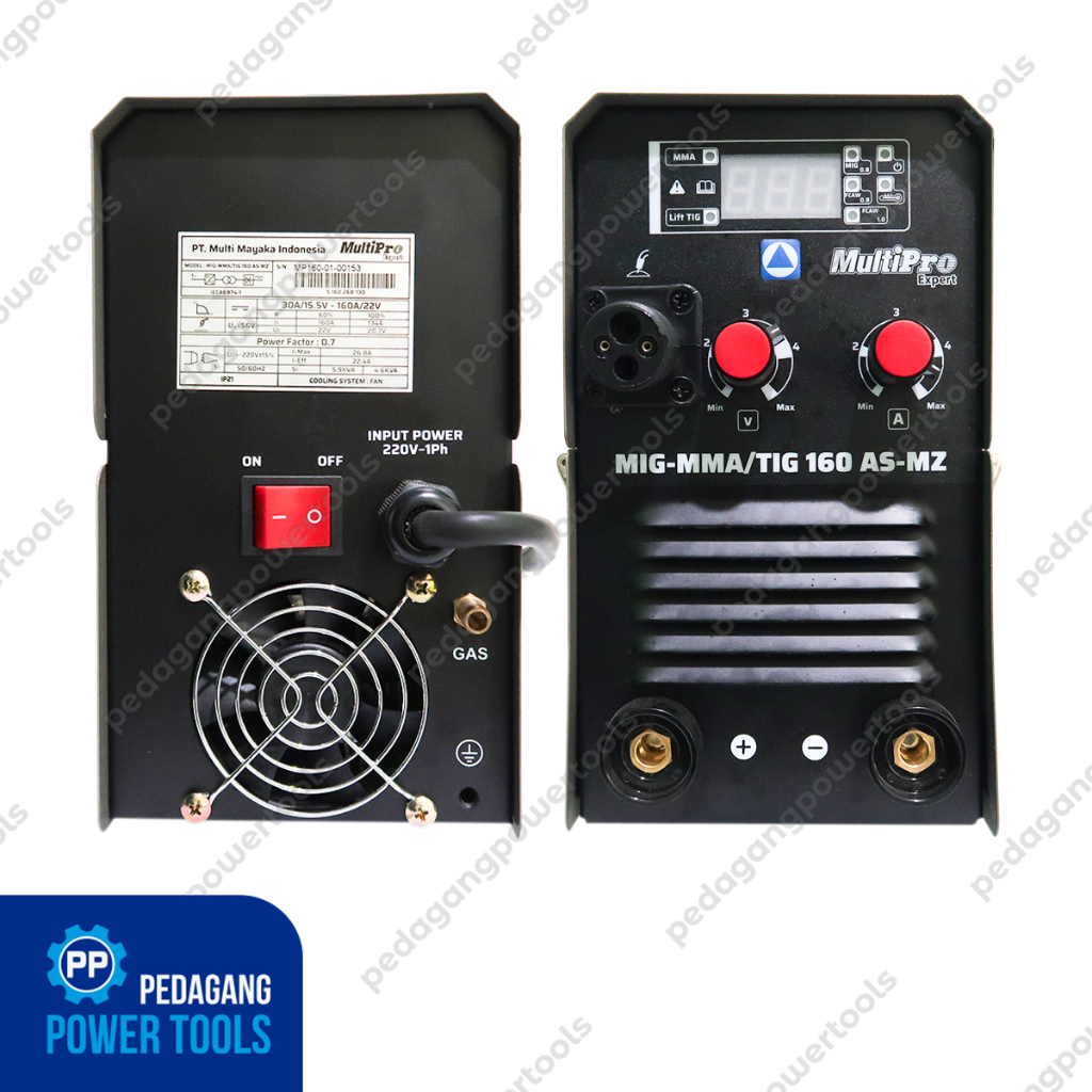 Jual MULTIPRO MIG-MMA-TIG 160 Mesin Las CO2 Argon IGBT Inverter Tanpa ...