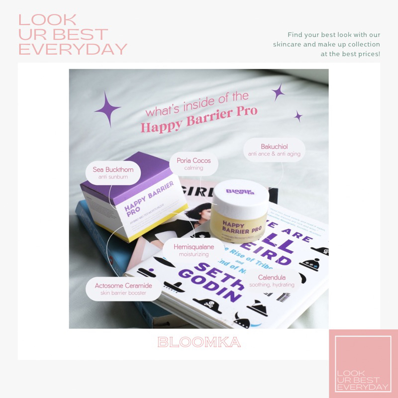 Jual BLOOMKA Happy Barrier PRO Hybrid Melted Moisturizer | Shopee Indonesia