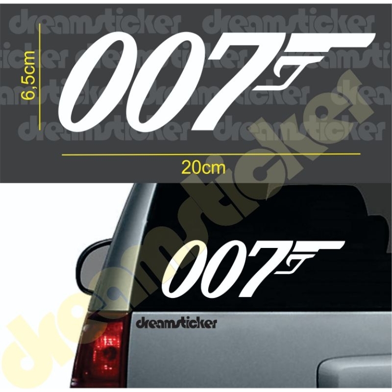 Jual Cutting Sticker 007 James Bond Logo Stiker | Shopee Indonesia
