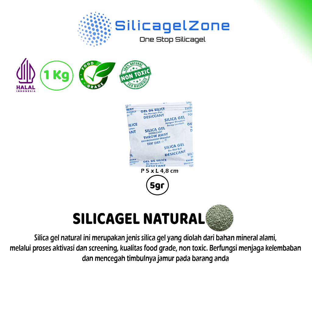 Jual Silica Gel Natural Silika Gel Natural Kg Termurah Food Grade Shopee Indonesia