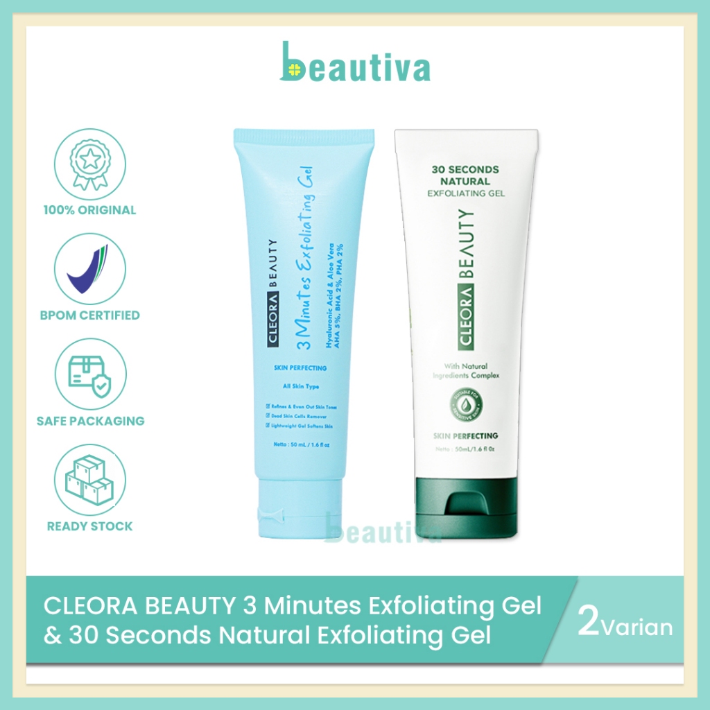 Jual Cleora Beauty 3 Minutes Exfoliating Gel 30 Seconds Natural