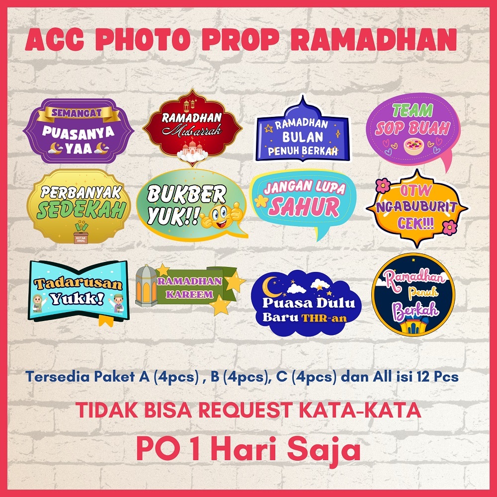 Jual Photoprops Ramadhan Acc Photobooth Photo Props Ramadan | Shopee ...