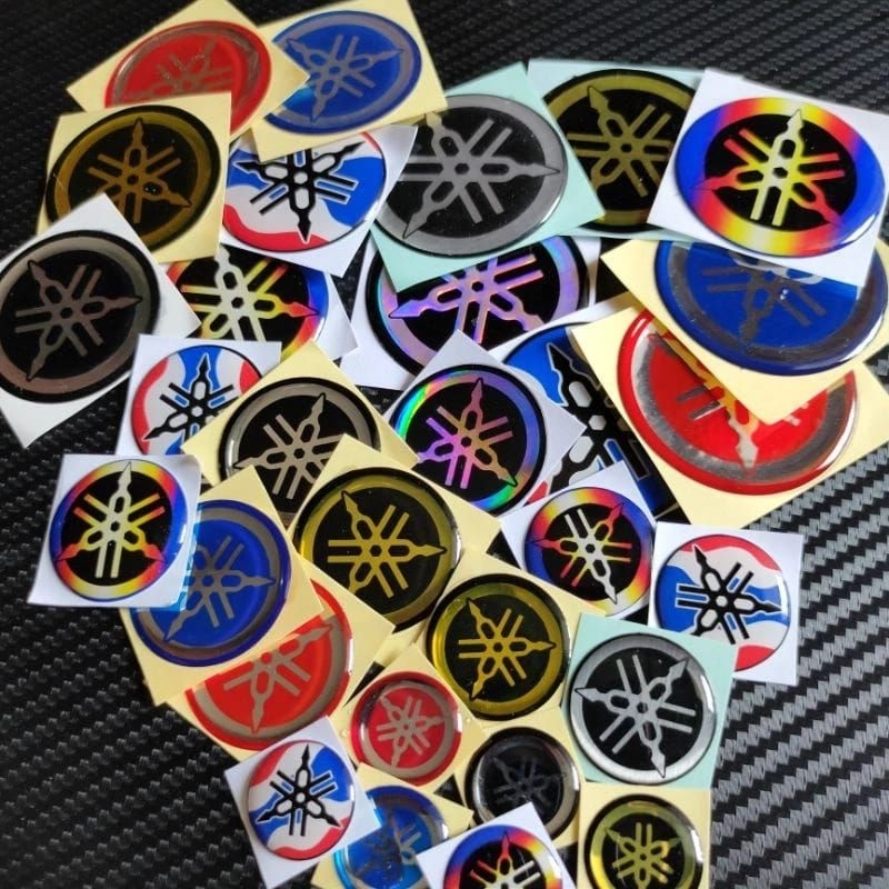 Jual EMBLEM STICKER TIMBUL LOGO 4CM GARPUTALA YAMAHA GARPU TALA STIIKER ...