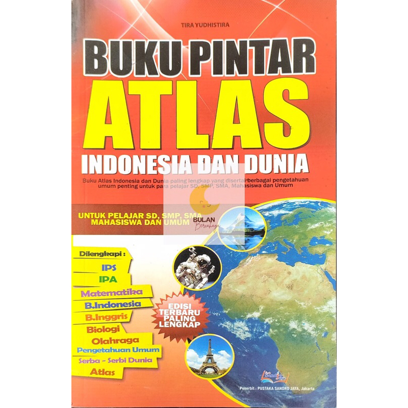 Jual Buku ATLAS Indonesia dan Dunia Edisi Terbaru 38 Provinsi di ...