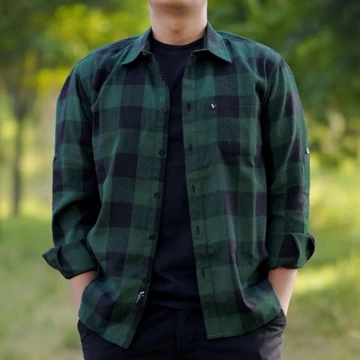Kemeja Flanel Pria Kemeja Pria Lengan Panjang