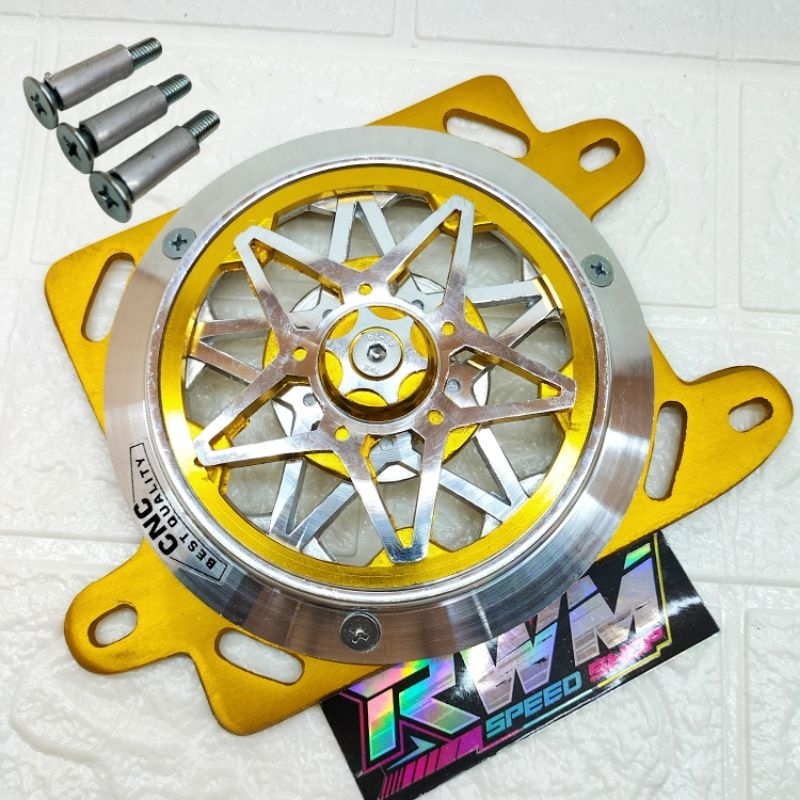 Jual Cover Radiator Set Spiner Spinner Motif Bintang CNC Vario 125 150 ...