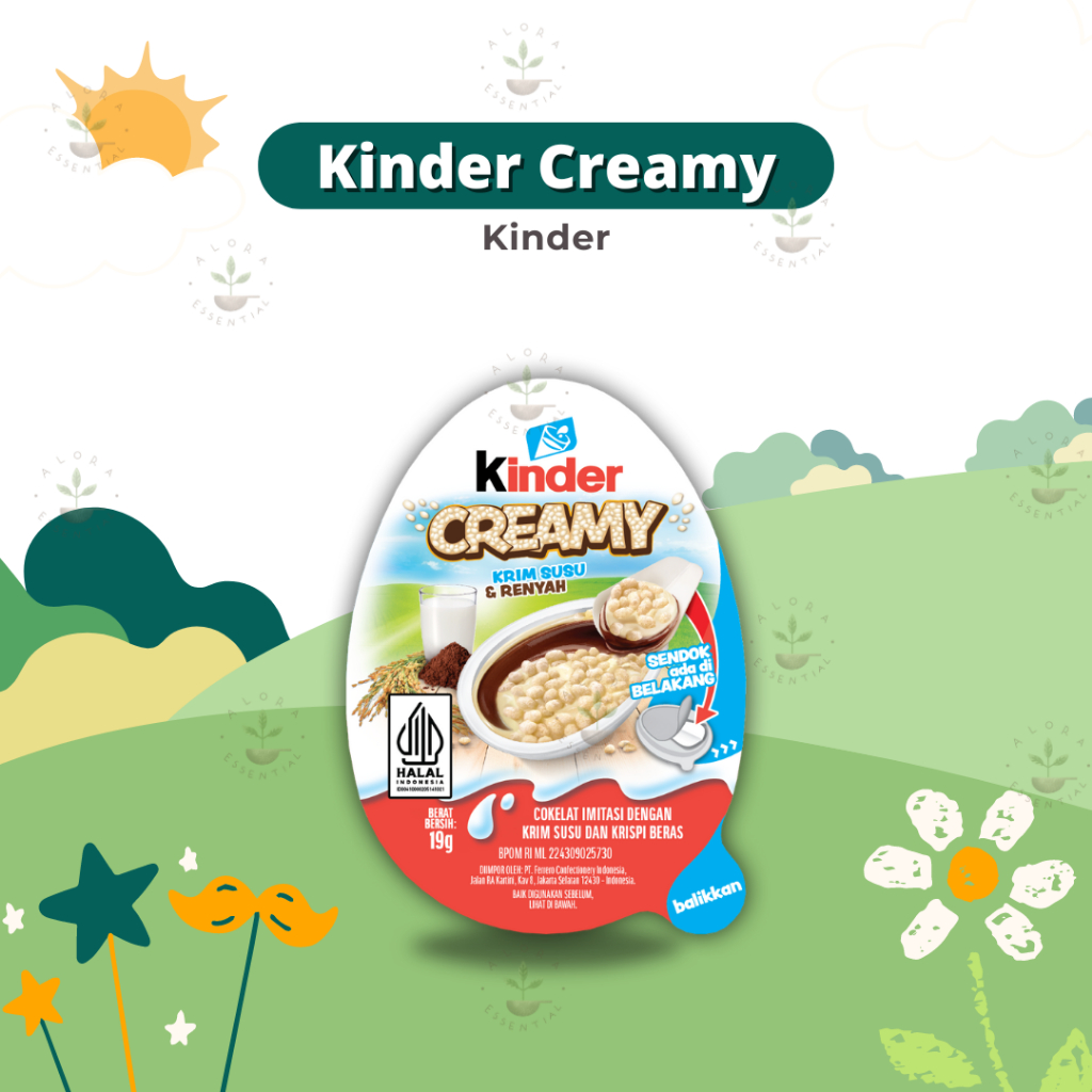 Jual Kinder Joy Creamy Milk Chocolate Hazelnut With Rice Crispy 19 Gram