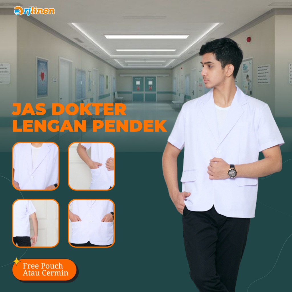 Jual Jas Dokter Lengan Pendek Baju Dokter Jas Dokter Wanita Jas