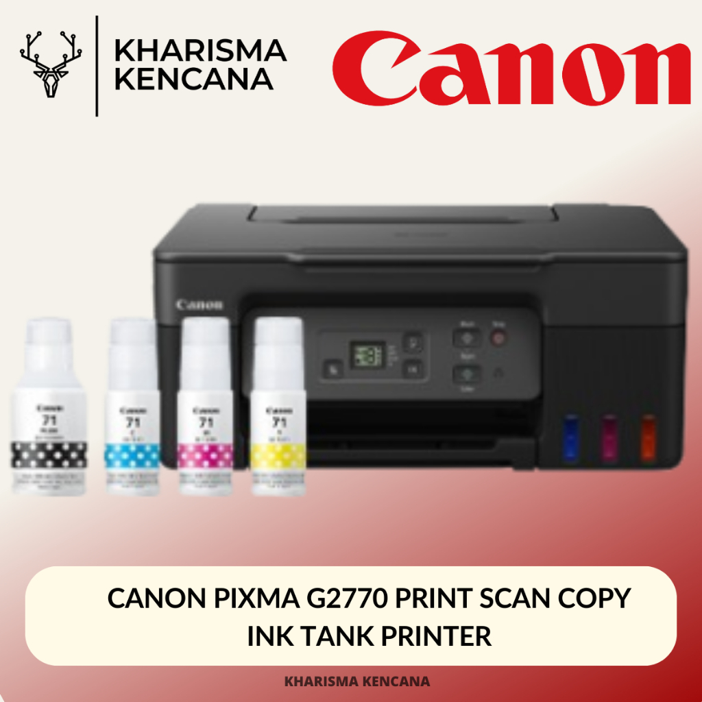 Jual Canon Pixma G2770 Print Scan Copy Ink Tank Printer Shopee Indonesia 9642