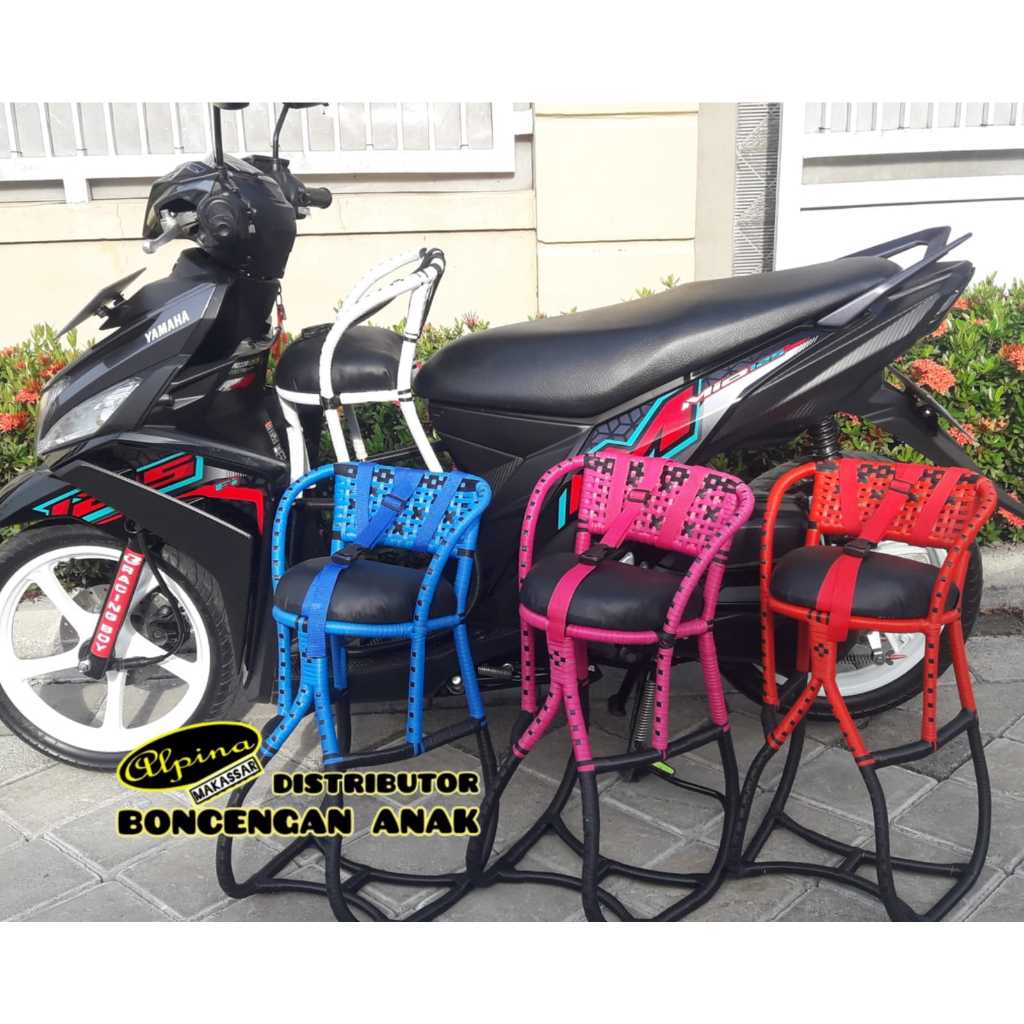 Jual Kursi Paket Bonceng Anak Rotan Motor Matic Full Anyaman Boncengan ...