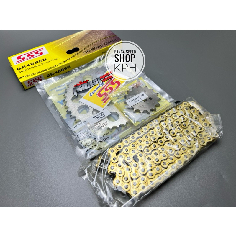 Jual GIR GEAR SET SSS 428 SUPRA X 125 KHARISMA HONDA REVO BLADE KIRANA