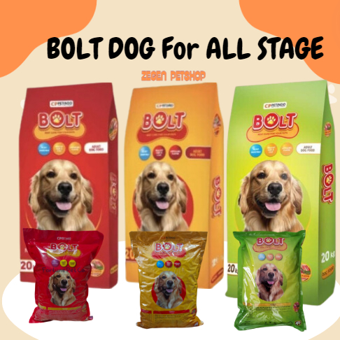 Jual MAKANAN ANJING BOLT DOG FOOD BEFF 20 KG | Shopee Indonesia