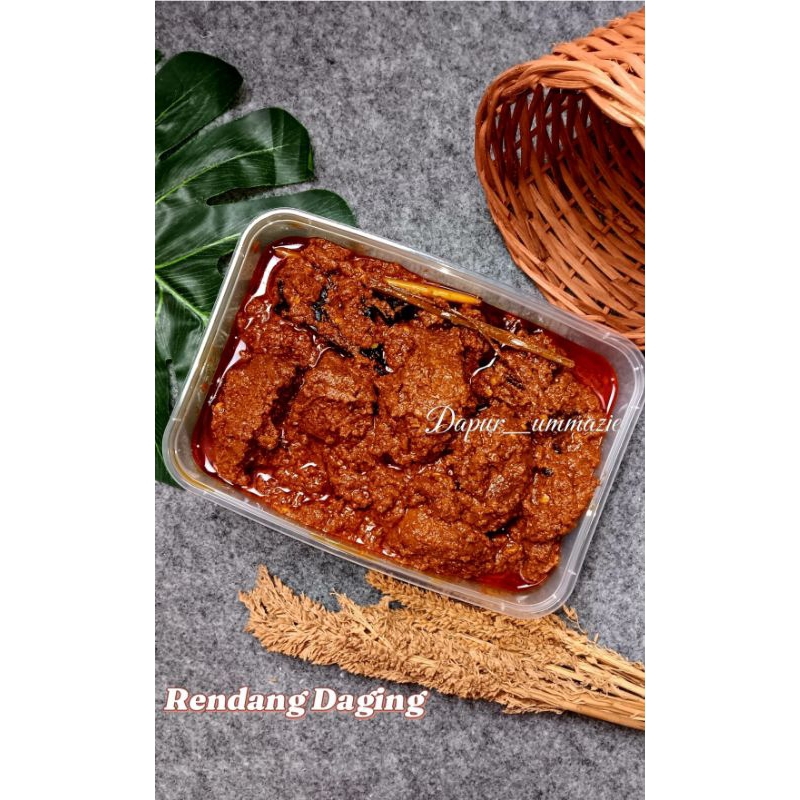 Jual MASAKAN RUMAHAN CATERING RENDANG DAGING SAPI BASAH | Shopee Indonesia