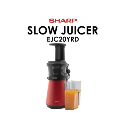 Jual SHARP Slow Juicer 0.8 Liter 150 Watt EJC20YRD EJC 20 YRD Jus Maker ...