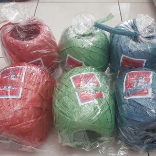 Jual TALI PLASTIK RAFIA NAGA TALI 1 ROLL 1/2 KG | Shopee Indonesia