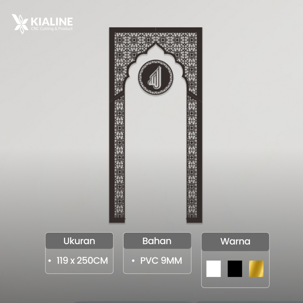 Jual MIHRAB ISLAM / DEKORASI RUMAH / DEKORASI RUMAH MIHRAB PVC / HIASAN ...