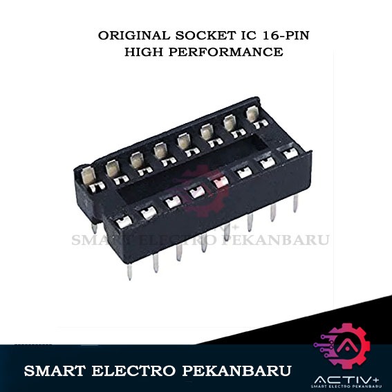 Jual ORIGINAL SOCKET IC 16PIN 8X2 DIP-16 16 PIN ADAPTER SOKET 16P 16 P ...
