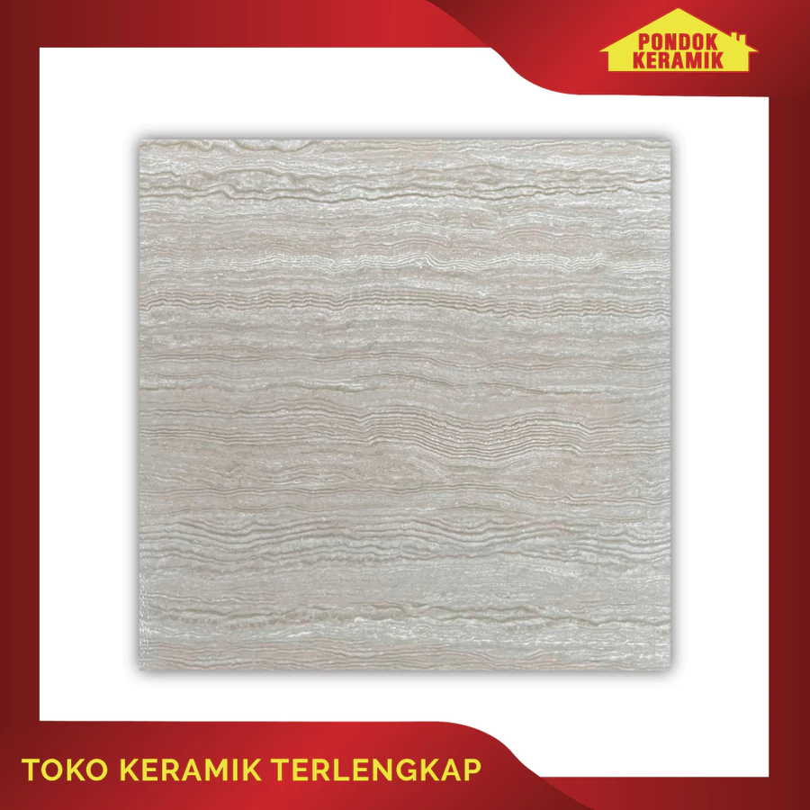 Keramik Lantai Accura 50x50 Artiem Grey Motif Marble