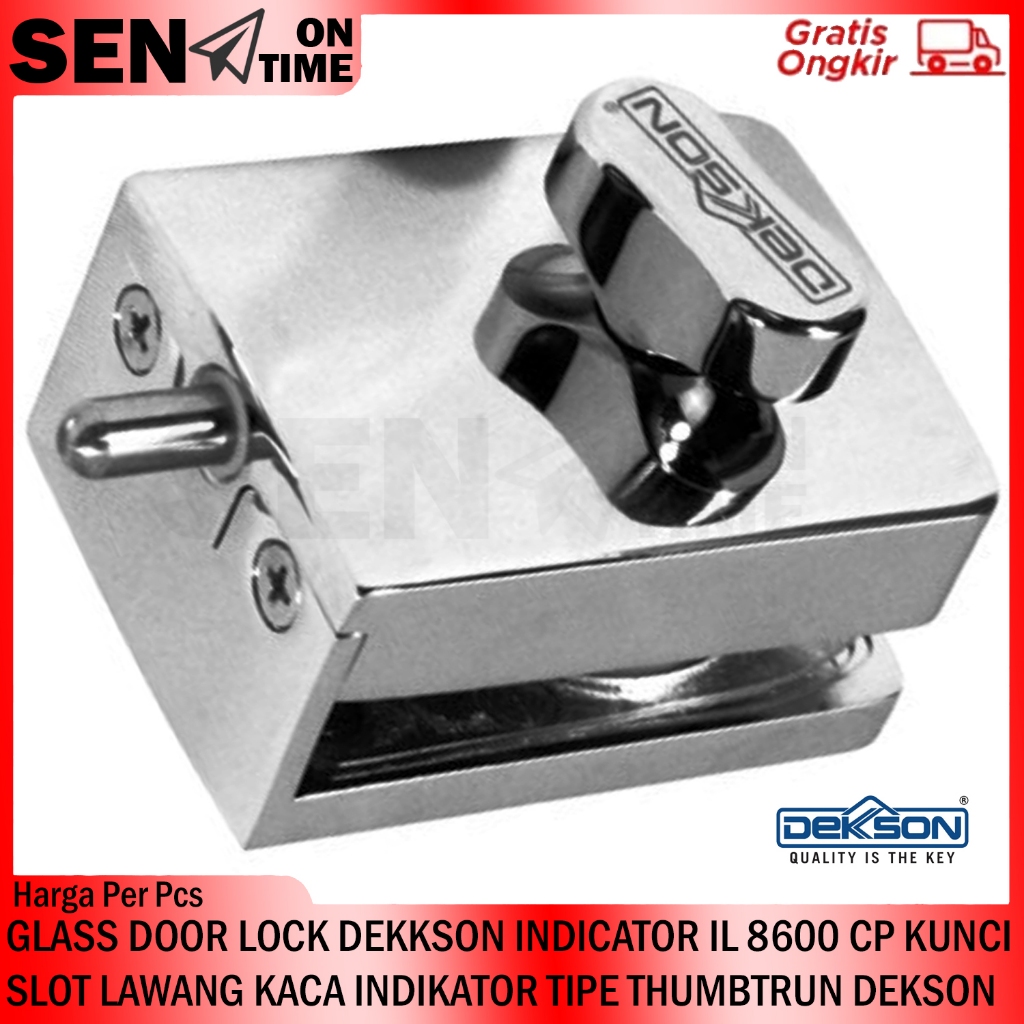 Jual Glass Door Lock Dekkson Indicator Il 8600 Cp Kunci Slot Lawang ...