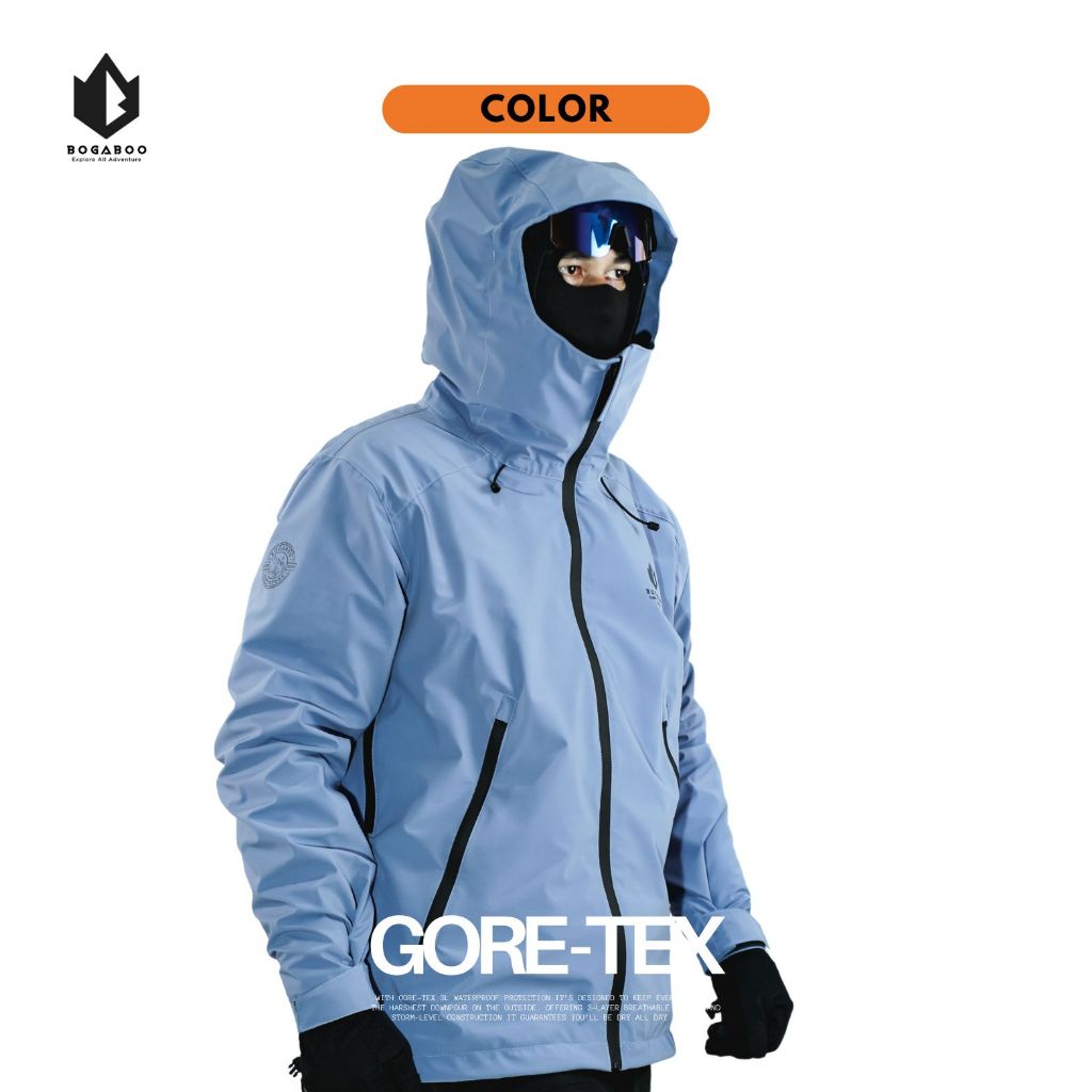 Jual Bogaboo Jacket Goretex Layer Gamma Waterproof Pria Wanita Jaket Gunung Gorpcore Jaket