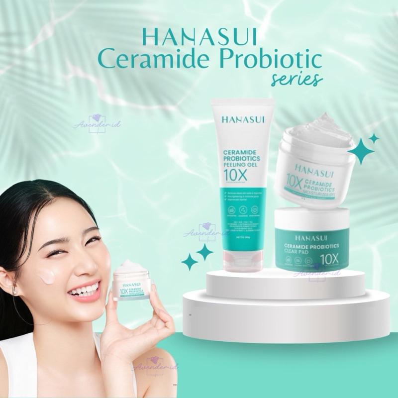 Jual Hanasui Ceramide Probiotics Series - Moisturizer Gel 30g - Peeling ...