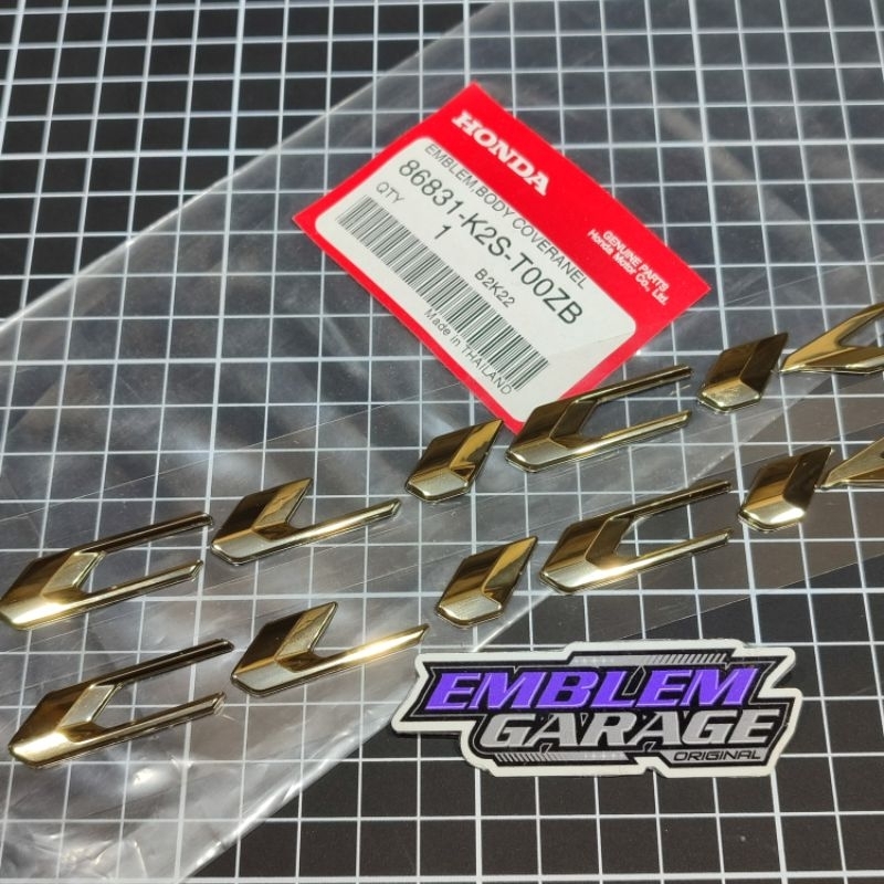 Jual Emblem Click 160 Original Honda Thailand (1set/sepasang) | Shopee ...