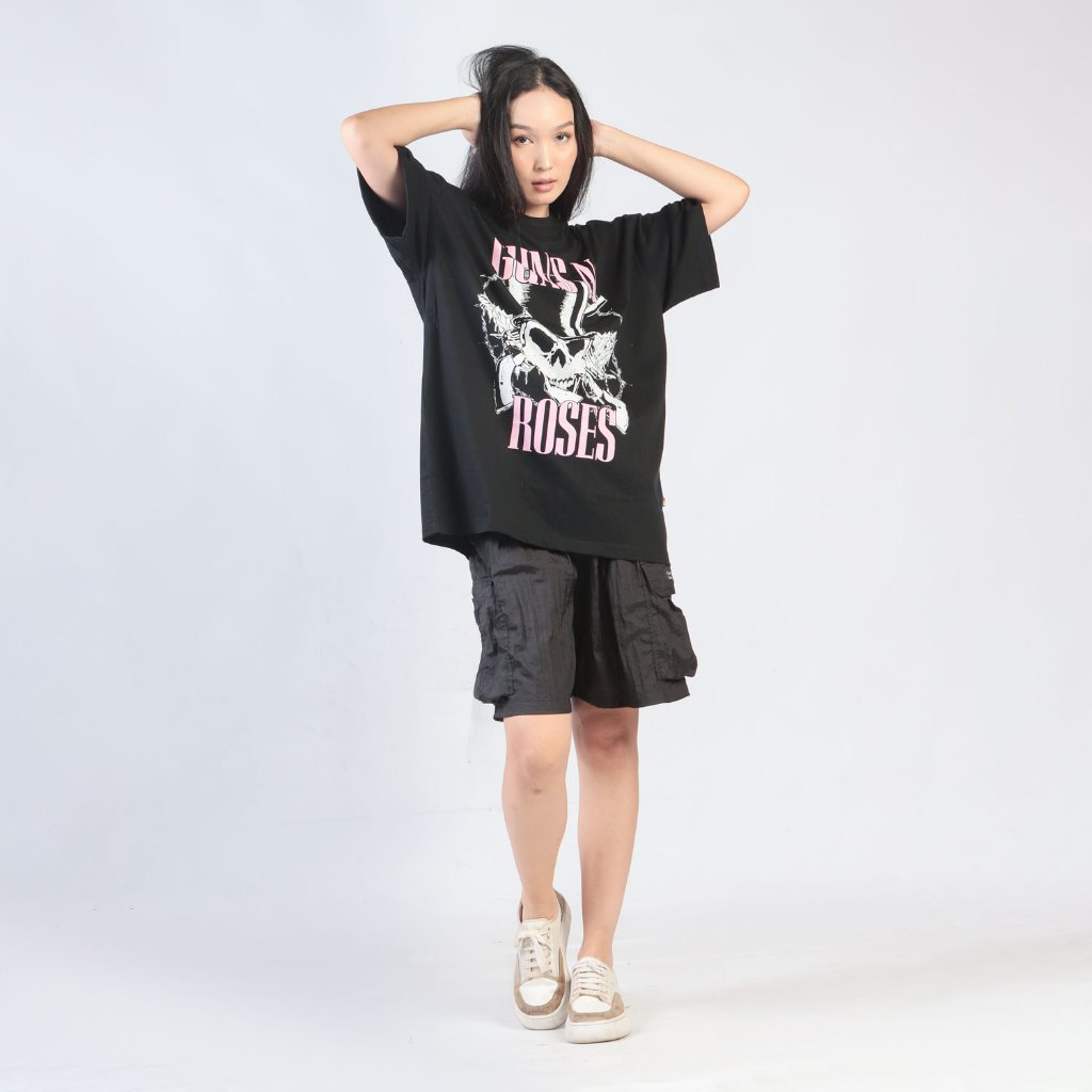 Jual MFS T-SHIRT / GUNS AND ROSES / SKULL / OVERSIZE | Shopee Indonesia