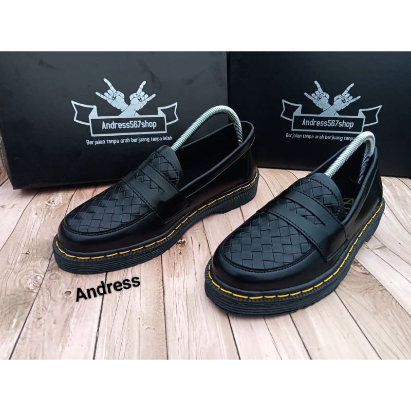 Jual Andres zp Sepatu Formal pria casual slip on Free box kerja kantor ...