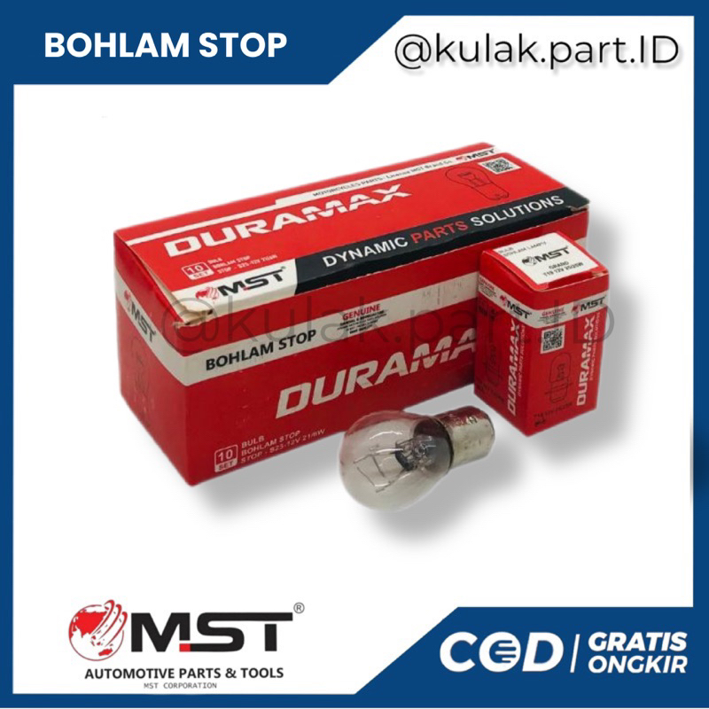 Jual Bohlam Stop Rem Dop stop lampu Stop Belakang Motor 12v 21w 6w ...