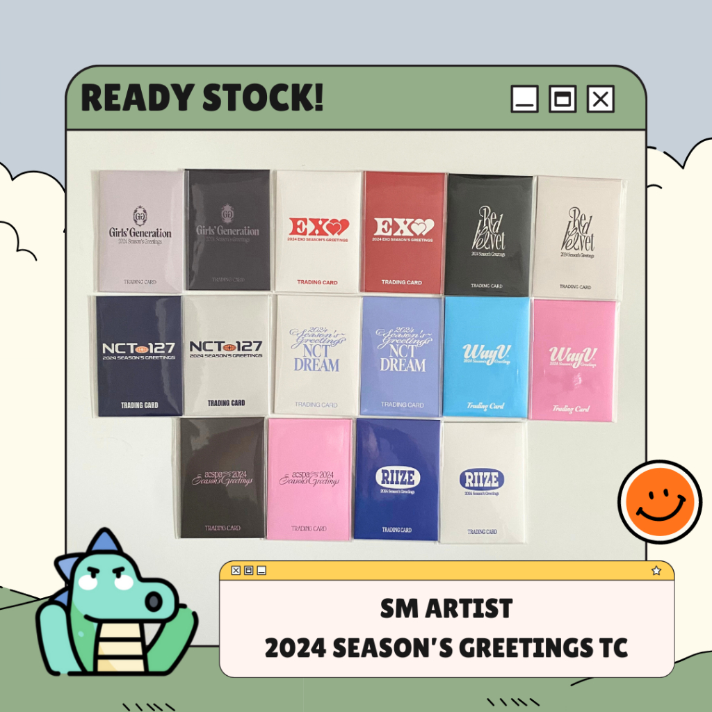 Jual [READY STOCK] SM Artist - 2024 Season's Greetings Trading Card ...