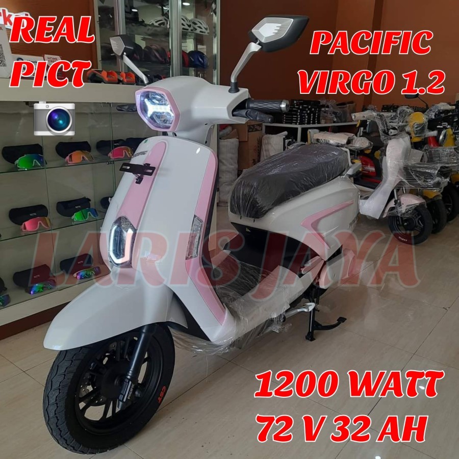 Jual MOTOR LISTRIK PACIFIC VIRGO 1.2 TERBARU 2024 MOTOR PACIFIC VIRGO 1 ...