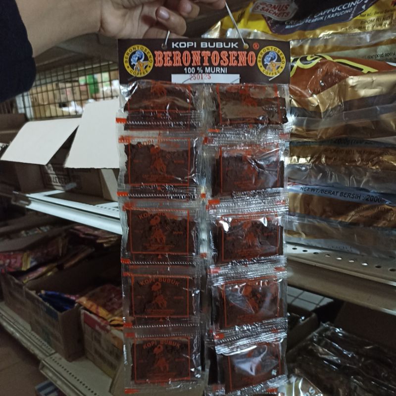 Jual KOPI BUBUK CAP BRONTOSENO INTERNASIONAL ROBUSTA GANTUNG ISI 50 PCS ...