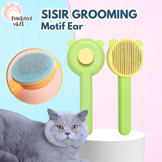 Sisir Bulu Kucing Anjing Motif Ear - Sisir Perawatan Hewan Peliharaan - Sisir Grooming Kucing Anjing - Sisir Grooming Kucing Anjing - Pet Grooming Brush Sisir Bulu Hewan