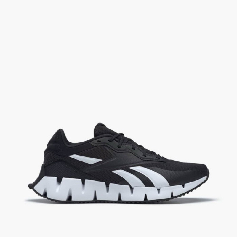 Jual Sepatu Lari Pria Reebok Zig Dynamica 4 Black and White | Shopee ...