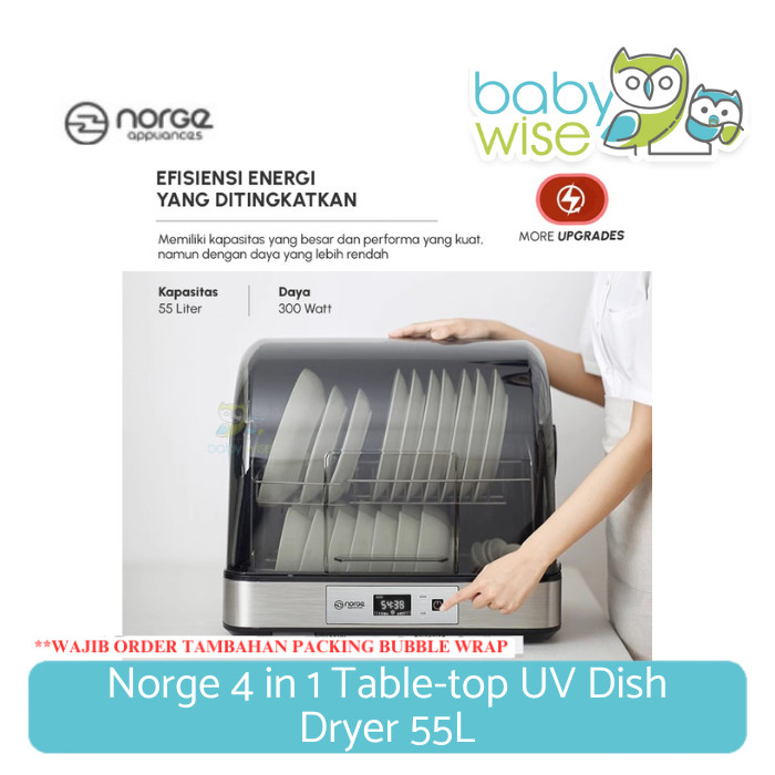Jual 4 in 1 Tabletop UV Dish Dryer 55L Sterilizer Shopee