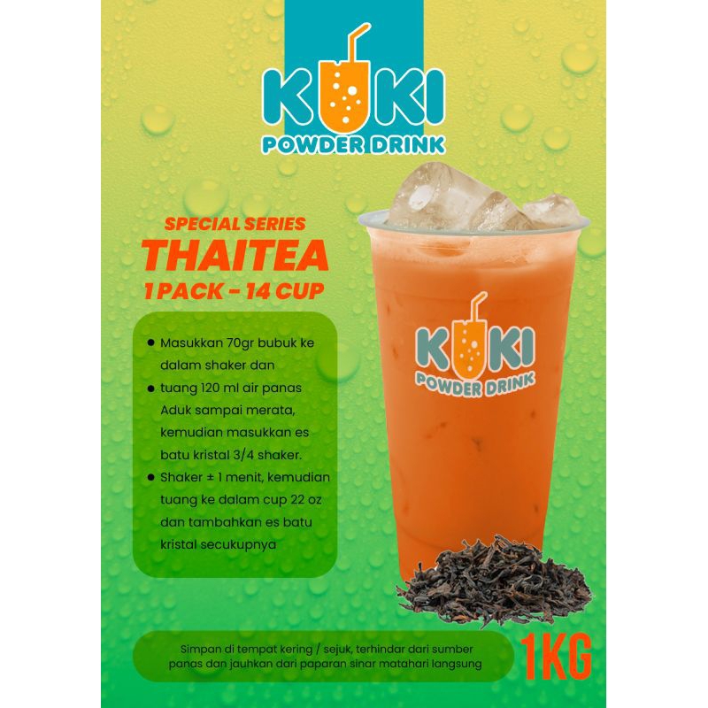 Jual THAI TEA 1000gr BUBUK MINUMAN PREMIUM | Shopee Indonesia
