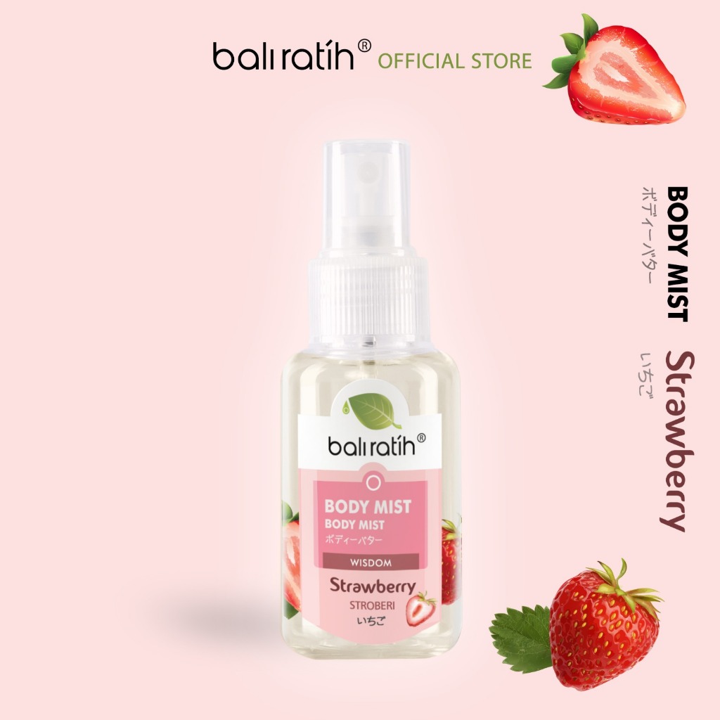 Stroberi Review The Body Shop Strawberry Body Mist Jual Bali Ratih
