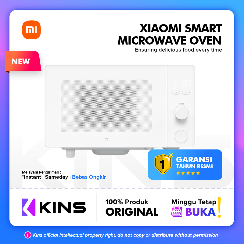 Jual Xiaomi Mi Smart Microwave Oven 20L 700w 50Hz Garansi Resmi Xiaomi