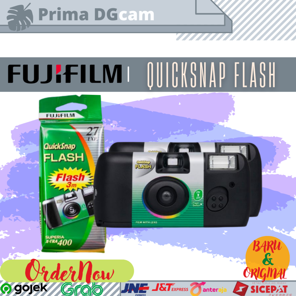 Jual Fujifilm QuickSnap Flash Superia XTRA 400 Disposable Camera