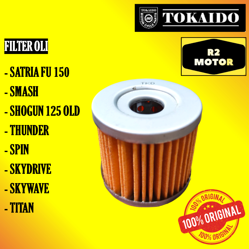 Jual TKD FILTER OLI SUZUKI SATRIA FU 150 SMASH SHOGUN 125 THUNDER SPIN ...