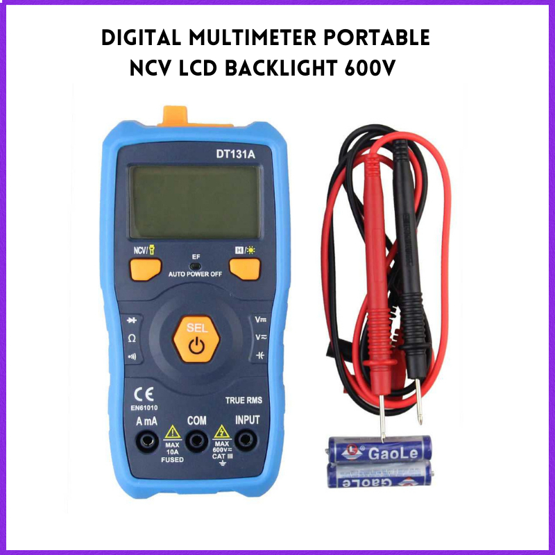 Jual COD XiANQi Digital Multimeter Portable NCV LCD Backlight 600V ...