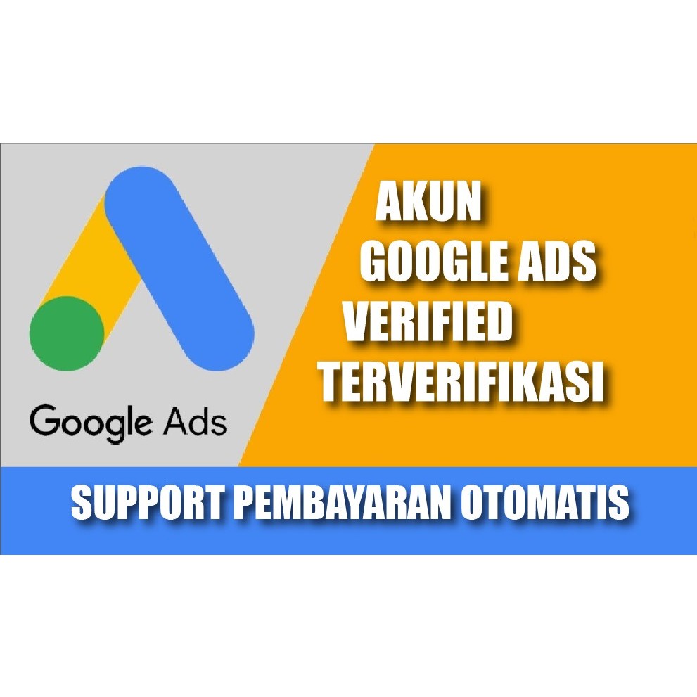 Jual Akun Google Ads Adwords Verified/Terverifikasi | Shopee Indonesia
