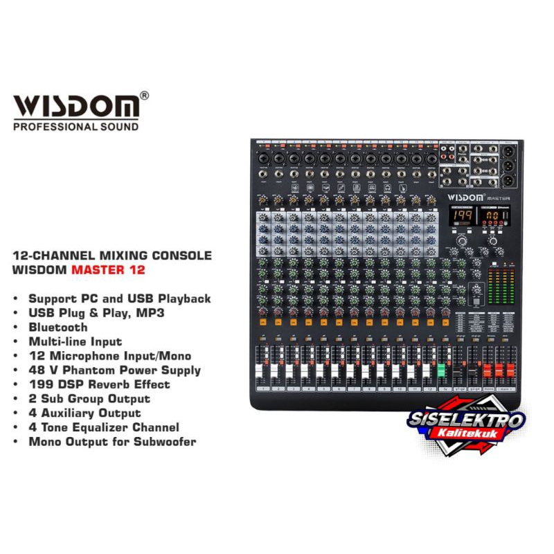 Jual Wisdom Master 12 Mixer Wisdom Master 12 Chanel | Shopee Indonesia