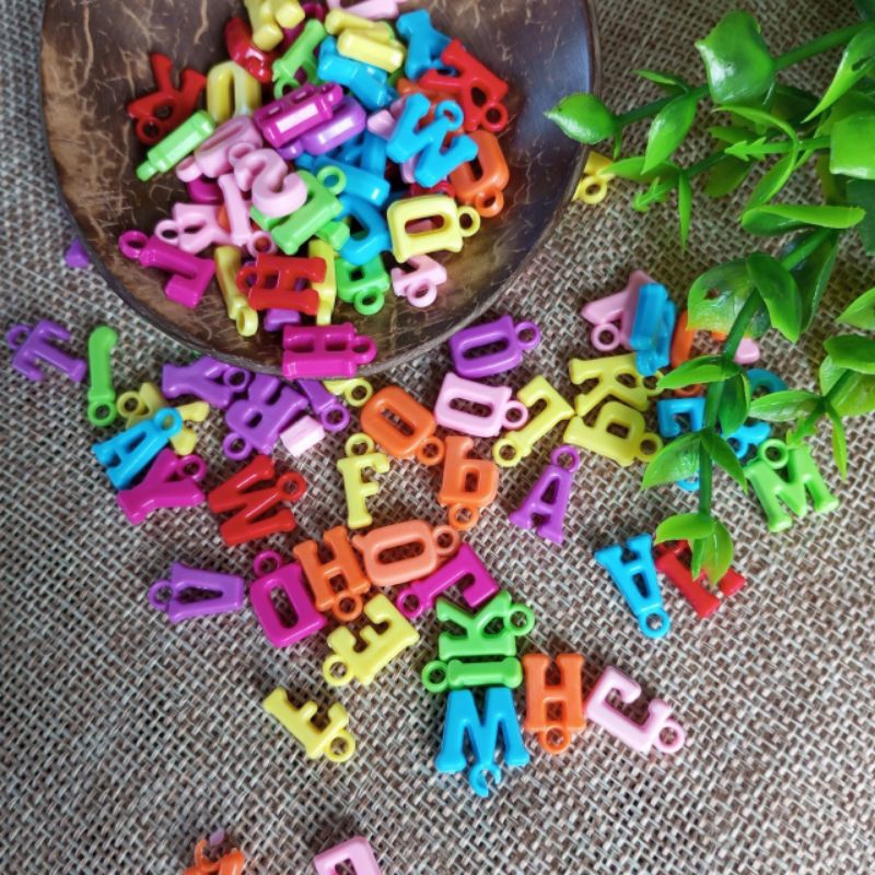 Jual Variasi Huruf Doff Abjad dan Huruf silfer Vokal | Shopee Indonesia