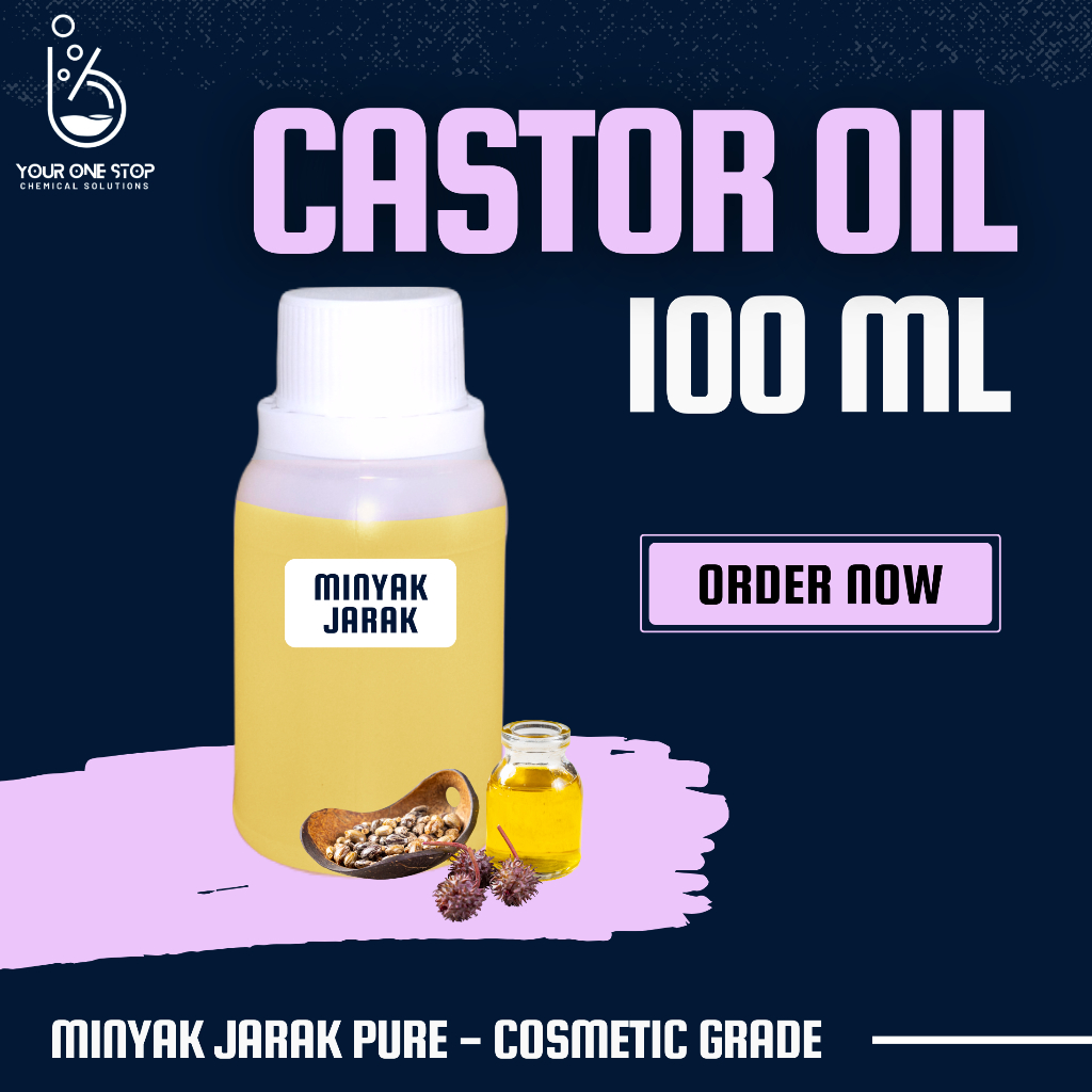 Jual Castor Oil / Minyak Jarak Murni / Penumbuh Rambut Alis Bulu Mata ...